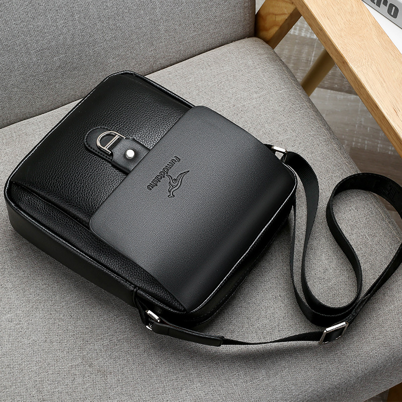 Bonnice canguro 2022 nuevo bolso de cuero bolso de los hombres de negocios de moda popular impermeable hombro bolsa de mensajero bolso de los hombres