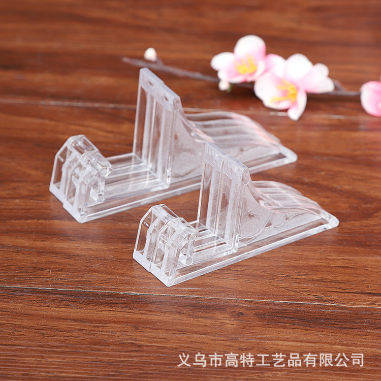 Decoración creativa foto marco soporte vidrio artesanía pantalla soporte