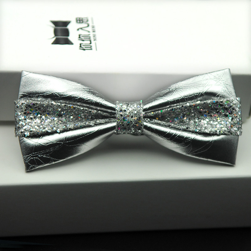 (Wholesale), fashionable polyurethane bow tie for events with bow, Korean style 3