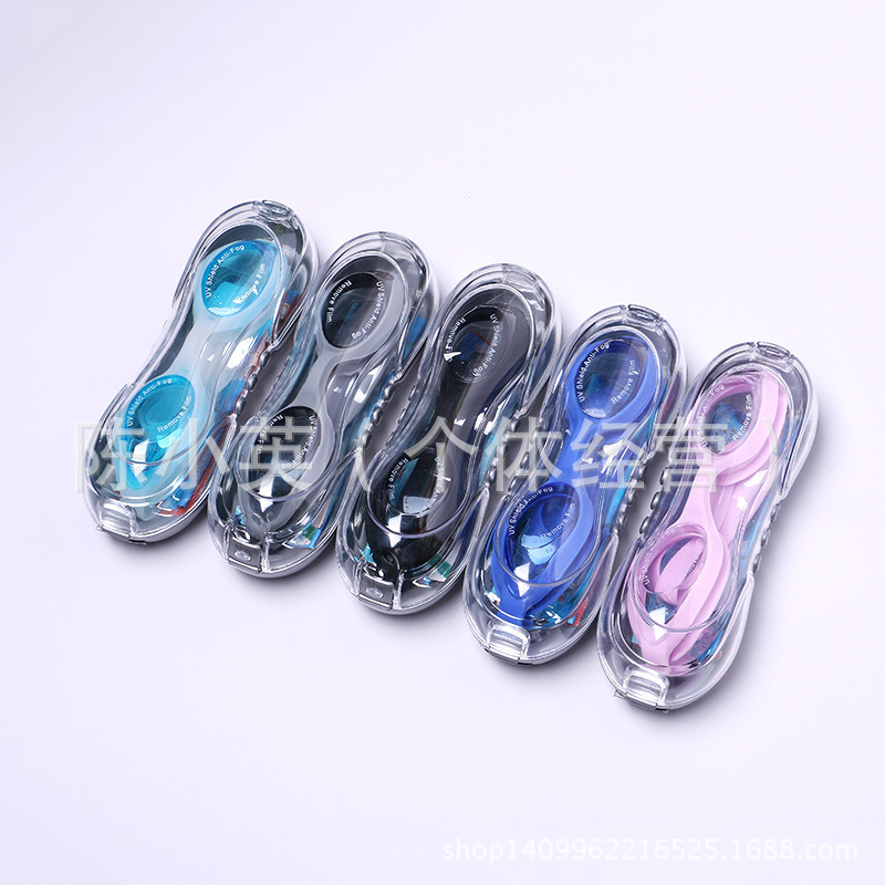 공장 직접 공급 수입 실리콘 안개 수영 고글 레저 패션 수영 안경 다색 옵션 수영 고글 도매