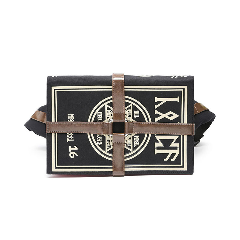 Anime mochila periférica herejía prueba fuego libro mágico bolsa de mensajero FFF grupo apoyos bolsa COS estudiante mochila