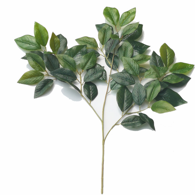 3 포크 동백 잎 높이 58cm 폭 55cm 51 잎
