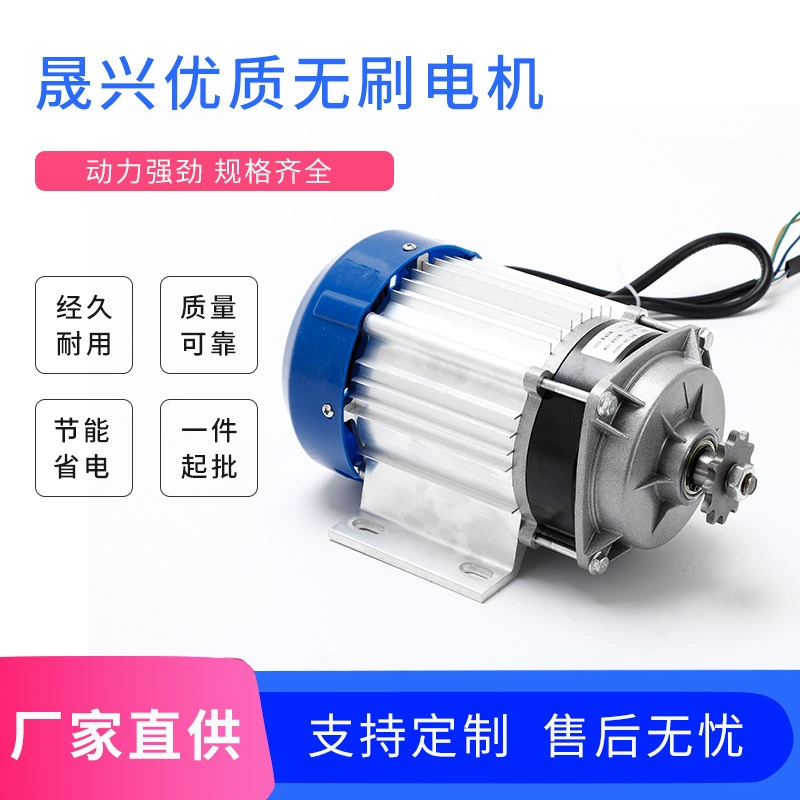 Прямая покупка с завода 24V/48V/60V 800W трехколесный модифицированный мотор-центр бесщеточный мотор-редуктор