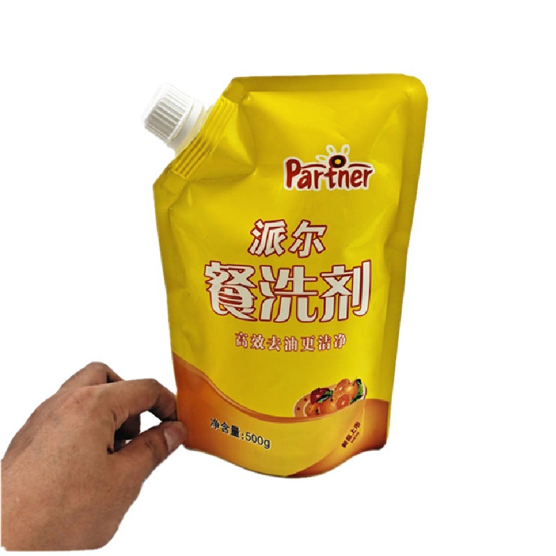 家用厨房除油剂吸嘴袋 500毫升果蔬水果清洗液自立吸嘴袋