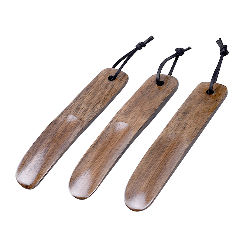 Suministro de madera pequeño extractor de zapatos 20cm de largo extractor de zapatos zapato dispositivo de uso exquisito durable hotel suministros