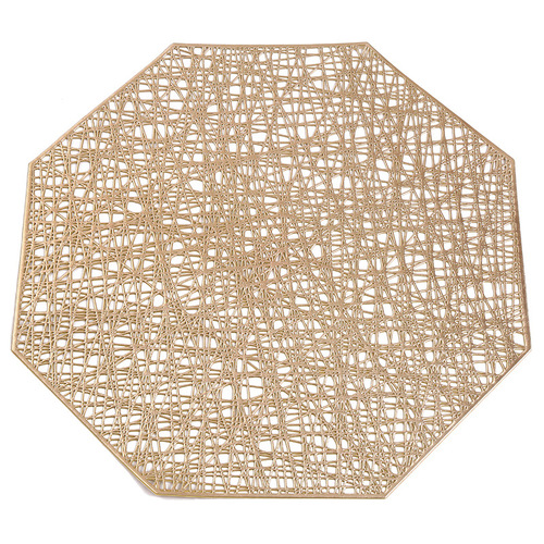 Mingtu New Hollow Octagon PVC Dinner Mat Modern Simple Western Dinner Mat Hotel Use Heat Resistant Manufacturer Wholesale