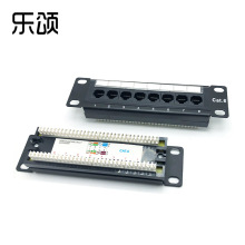1U 8口 配线架 六类cat6 非屏蔽UTP