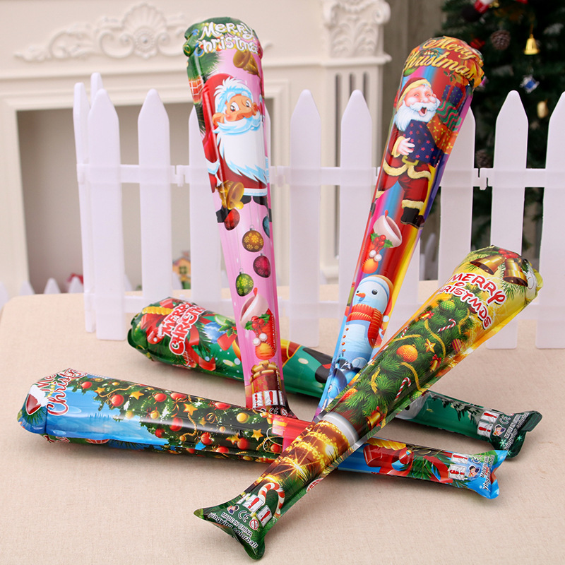 Decoración de Navidad suministros artículos de regalo de los niños balanceo palo inflable Navidad niños automático inflable