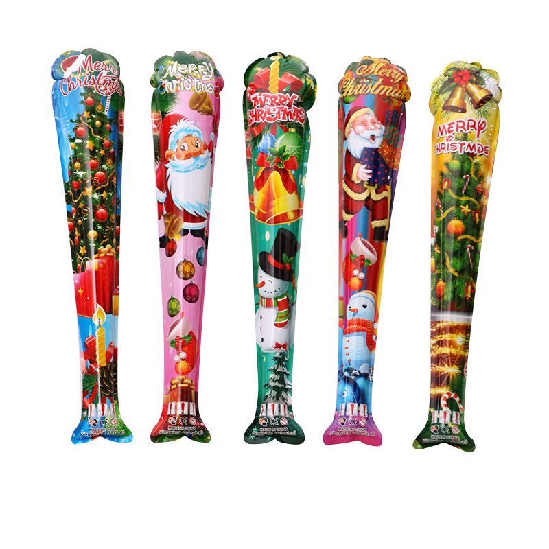 Decoración de Navidad suministros artículos de regalo de los niños balanceo palo inflable Navidad niños automático inflable