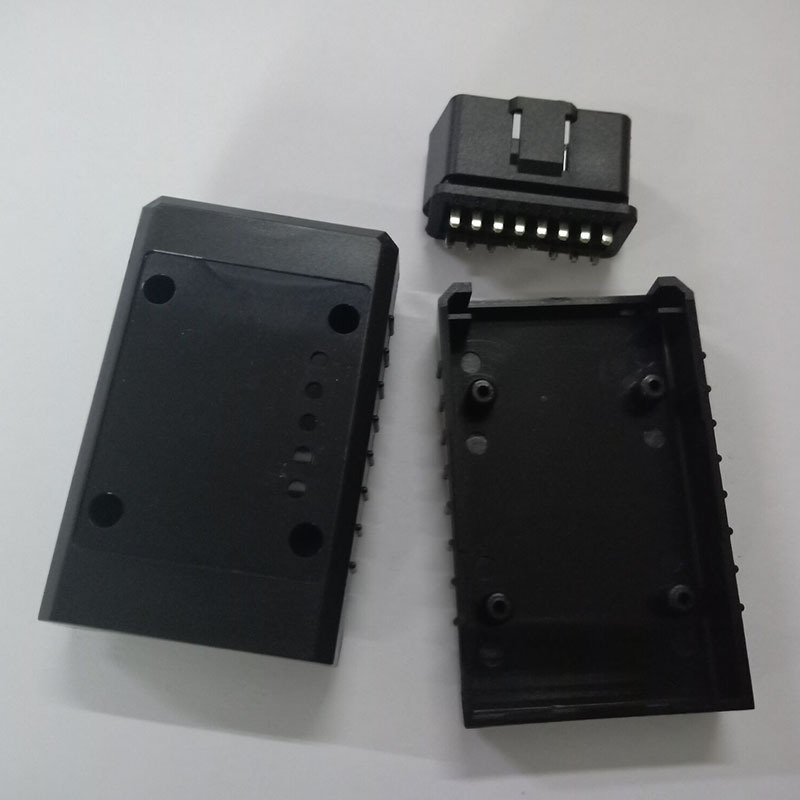 厂家供应OBD2插头和外壳连接线检测仪适用于ELM327蓝牙GPS诊断仪