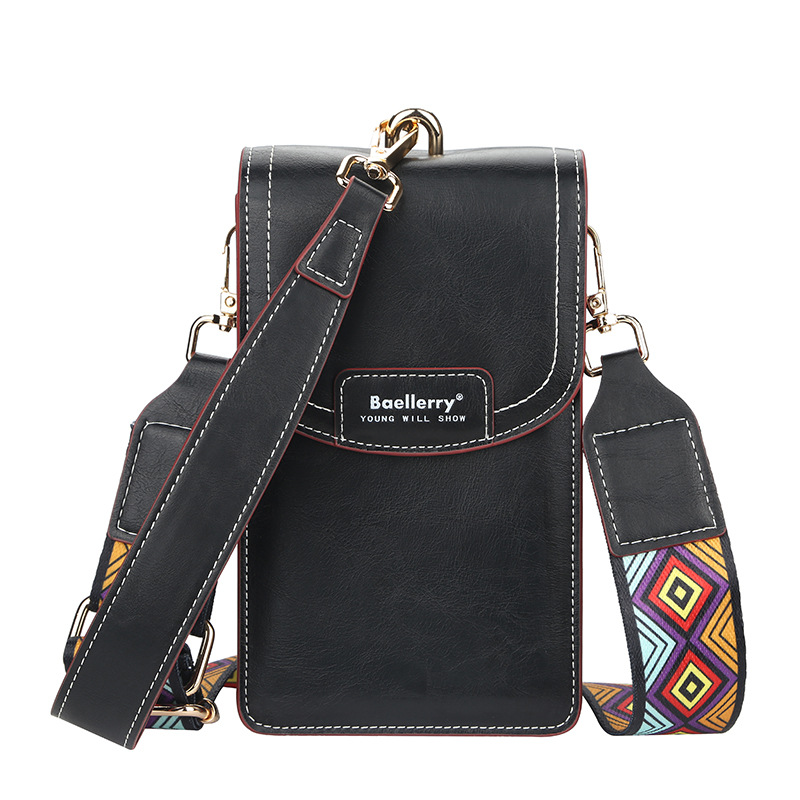 La nueva billetera de mujer de baellerry, la versión coreana de la moda, está llena de bolsos de teléfonos móviles de alta gama con botones de succión de gran capacidad.