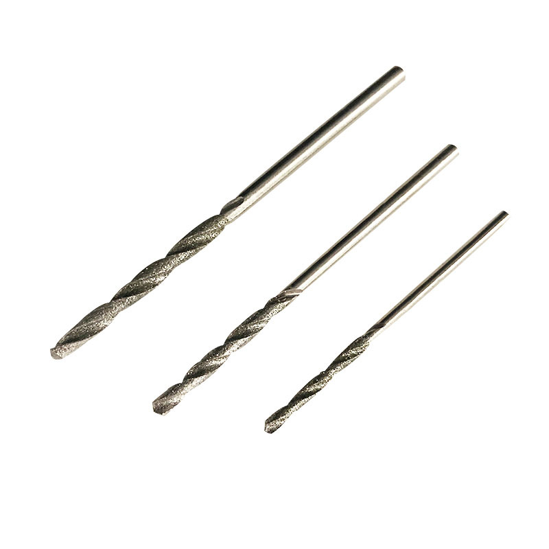 Suministro en stock de brocas helicoidales de diamante para reparación de tambores huecos, agujas de perforación, agujas de pulido, cerámica con descuentos al por mayor.