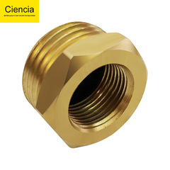 Copper MuGui 3/8 inner and outer thread adapter G1/2 conversion accessory bathroom corner valve spray gun hose connection adapter