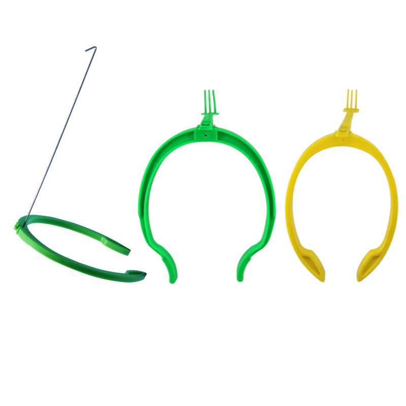 Cerdo clip automático de infusión de esperma soporte de Fertilización artificial Cerda infusión de esperma clip posterior equipo de cría de anillo auxiliar de acero inoxidable