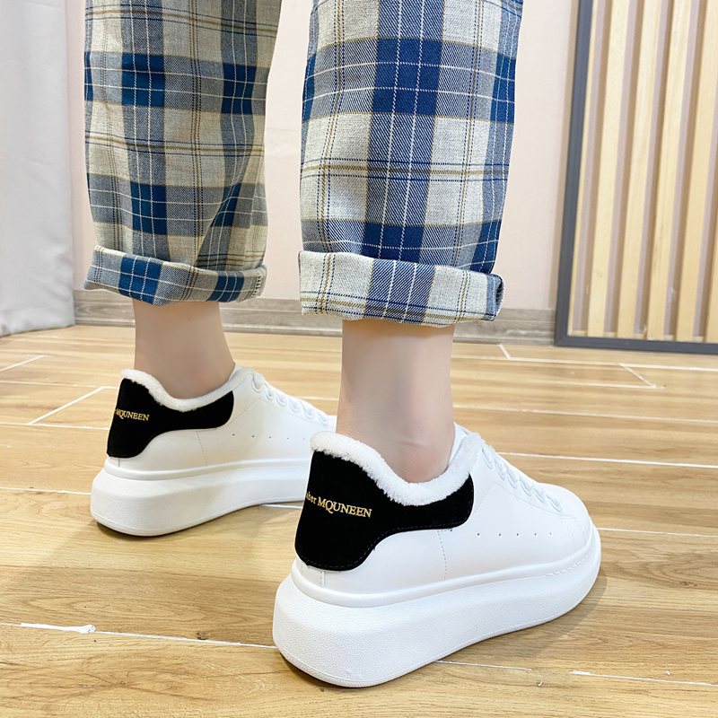 Zapatos blancos, zapatillas de deporte para mujer, suela gruesa, primavera y otoño, nuevo estilo, aumento, zapatos de papá, rojo de Internet, tendencia, zapatos deportivos casuales de moda