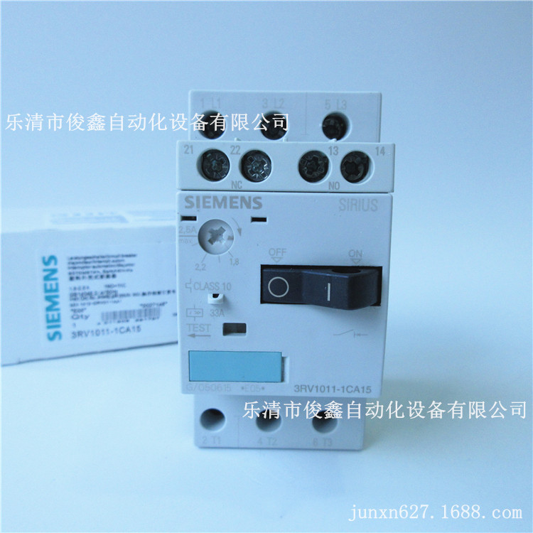德国原装西门子电机断路器3RV1011-1CA15 1.8~2.5A