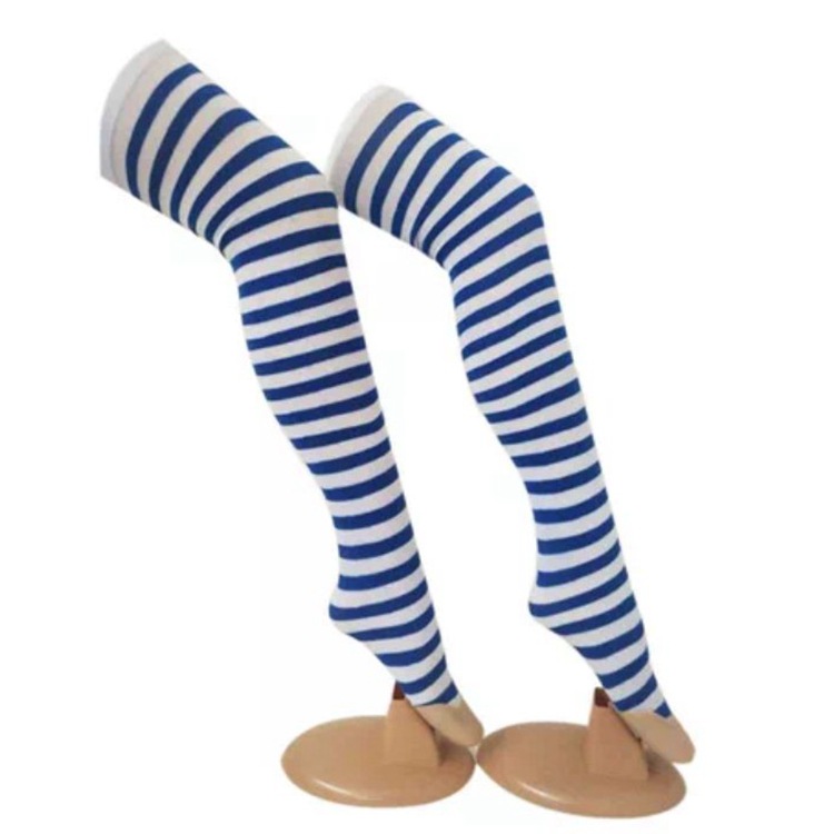 Calcetines a rayas de Pascua, medias de Navidad, día de Irlanda, fiestas, joyas, calcetines