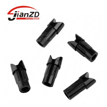 弓箭器材配件 堵头弩箭尾内径7.6mm外径8.8mm 内插箭尾半月牙箭尾