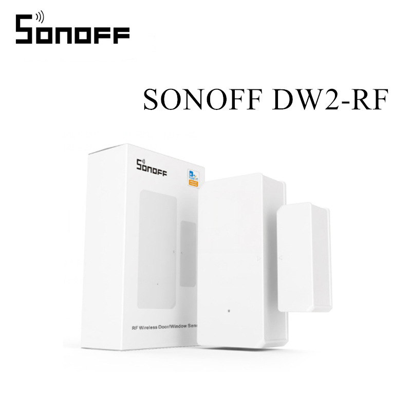 Sonoff DW2-RF 无线门窗传感器 射频433遥控智能家居安防远程控制