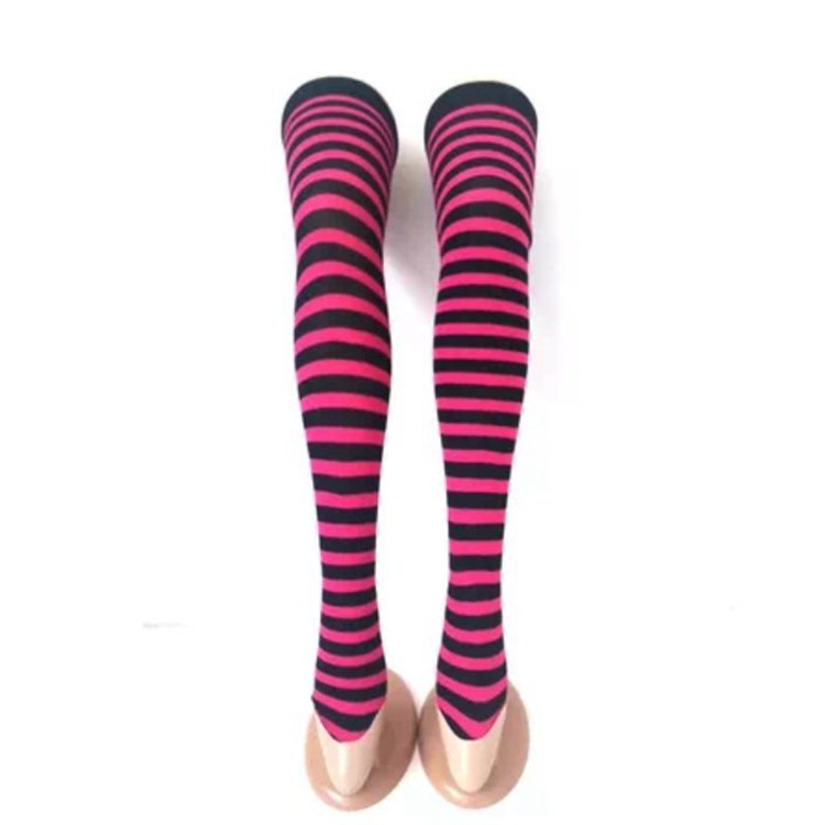 Calcetines a rayas de Pascua, medias de Navidad, día de Irlanda, fiestas, joyas, calcetines