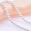 Glossy accessory, beads from pearl, 8mm, wholesale