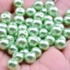 Glossy accessory, beads from pearl, 8mm, wholesale