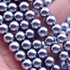 Glossy accessory, beads from pearl, 8mm, wholesale