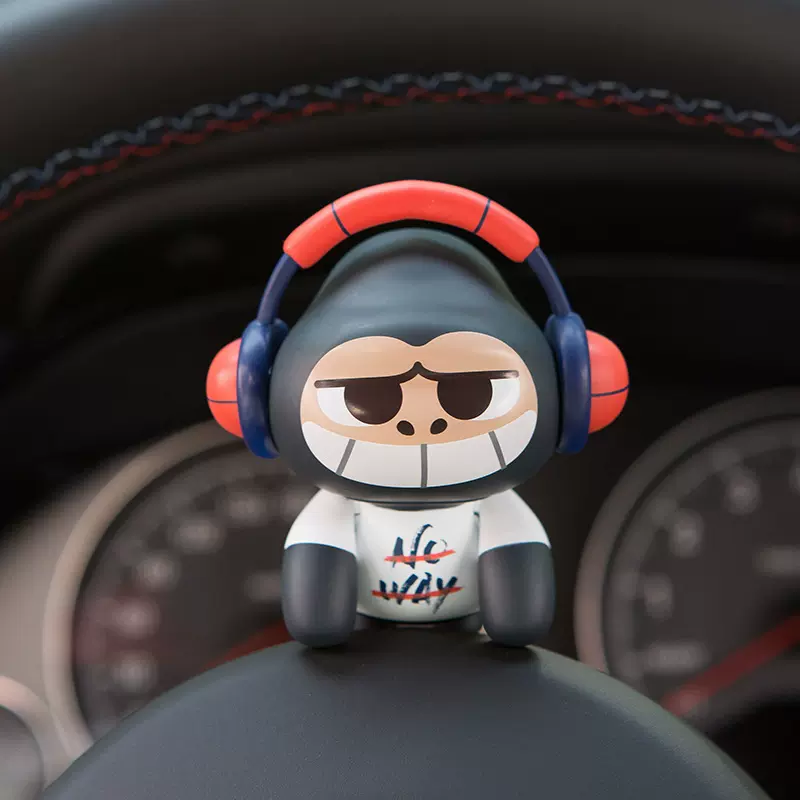 车载香薰香水汽车出风口摆件车用ADOONGA屁屁猩车内饰品持久淡香