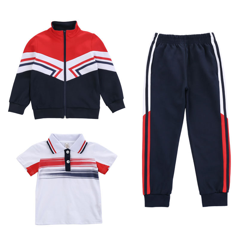 Uniforme escolar para estudiantes de primaria traje de primavera y otoño ropa maestro ropa para niños ropa de clase deportiva otoño jardín de infantes Ropa de jardín traje de dos piezas