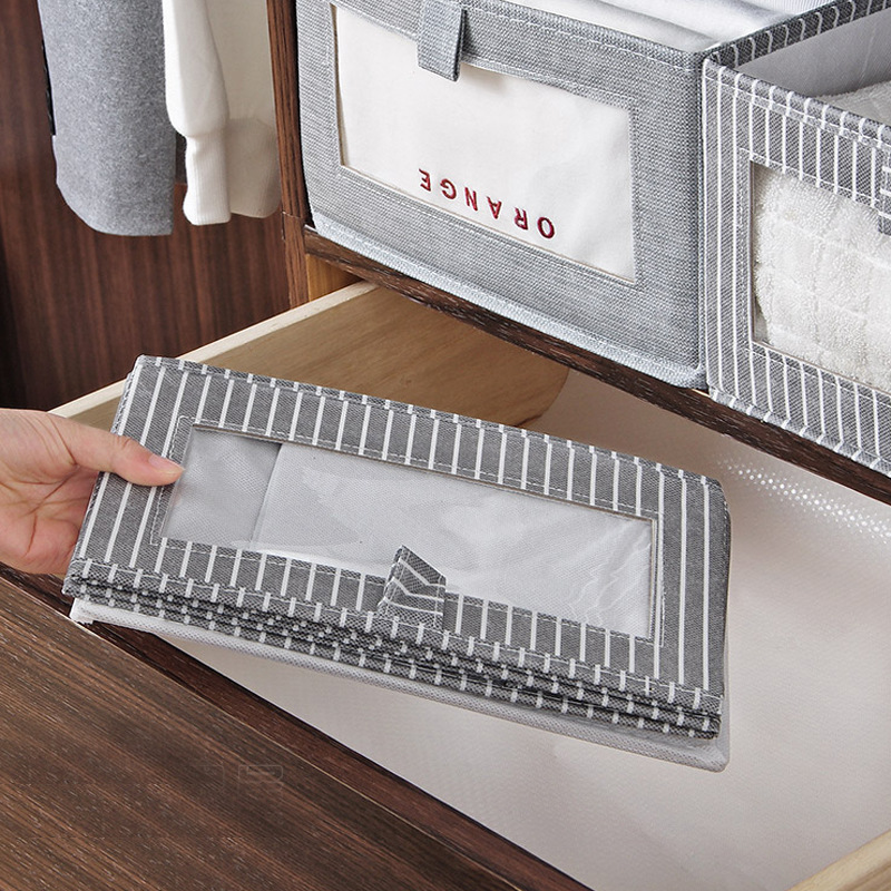 Coverless Storage Box Folding Storage Box Drawer Storage Box Toy Storage Box Cartoon Large Capacity Storage Box