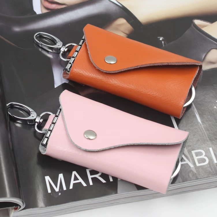Leather key bag, wholesale, genuine leather