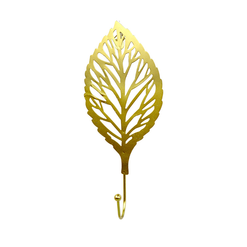 Luz de lujo nórdico hierro gancho hogar pasillo pared colgante abrigo gancho clave gancho creativo pared decoración colgante