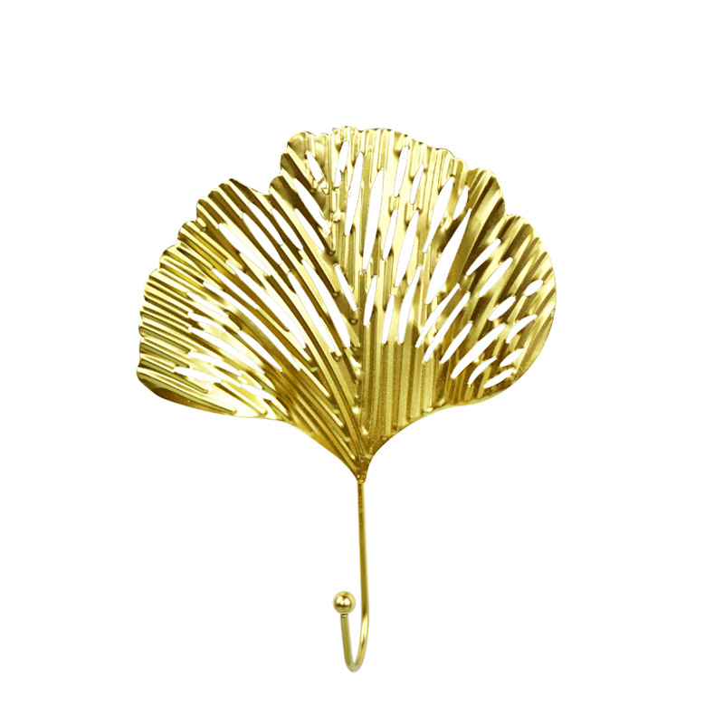 Luz de lujo nórdico hierro gancho hogar pasillo pared colgante abrigo gancho clave gancho creativo pared decoración colgante