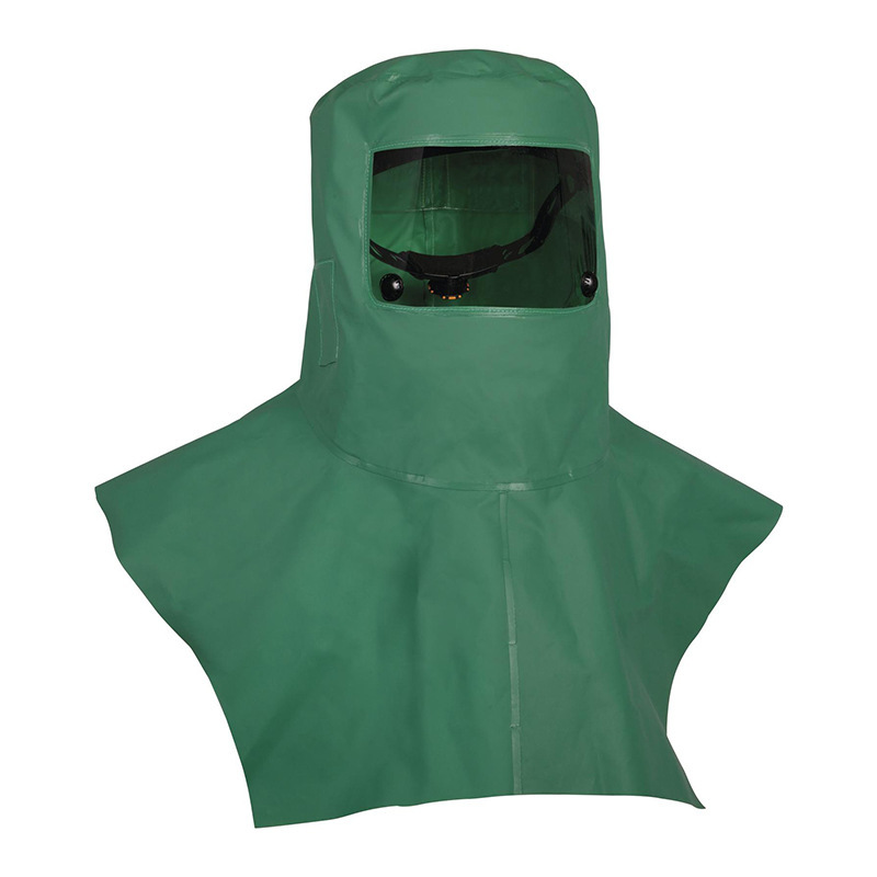 代尔塔 401002 PVC涂层液密连体防化兜帽 HO600