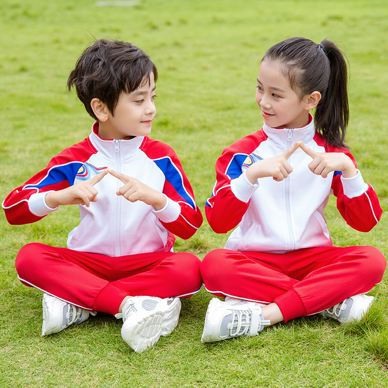 Uniformes de jardín de infantes, conjuntos de primavera y otoño, uniformes deportivos para profesores, uniformes de primaria, conjuntos de dos piezas, uniformes escolares para niños, estilo campus