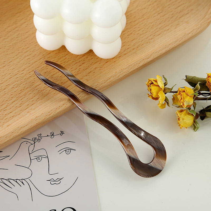 Nuevo Jianzhi acetato placa horquilla vintage kimono tocado updo accesorios para el cabello de las mujeres Carey horquilla caliente-venta tocado