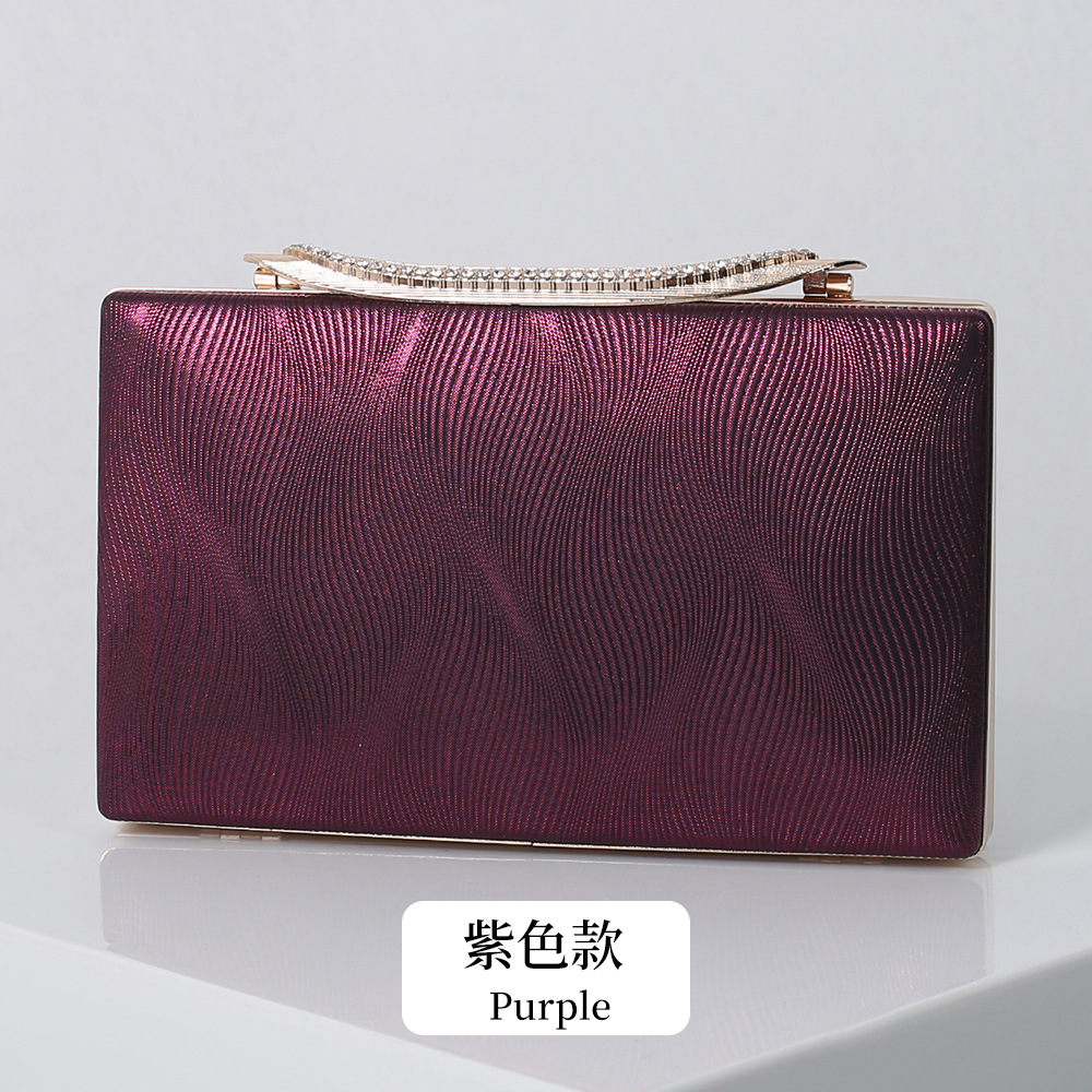 2023 nuevo bolso de noche transfronterizo bolso de banquete bolso de hombro de moda bolso de noche de mano vestido de todo fósforo pequeño bolso cuadrado