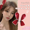 Black hairgrip with bow, hairpins, brand hair rope, Korean style