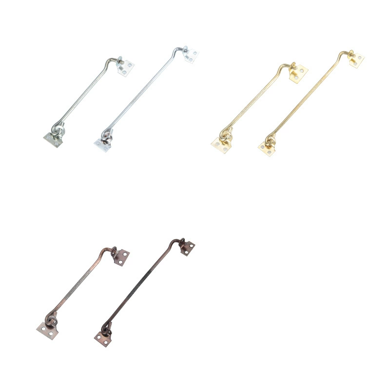 Vintage window wrought iron hook for window latch lock 6 inch 8 inch solid nail hook fixed wind hook