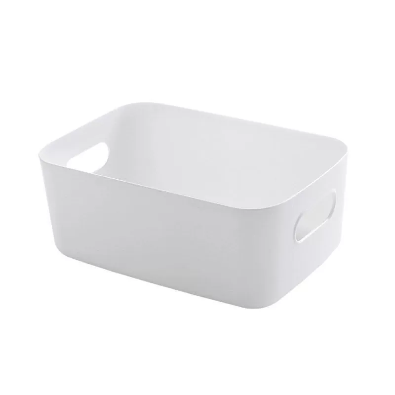 Handheld plastic storage basket, polypropylene desktop organizer, 3 sizes (20.7/23.8/30.5 cm)