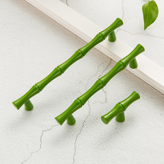 Modern simple creative drawer furniture zinc alloy hardware small handle antique bamboo handle AliExpress