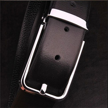 跨境外贸男士头层针扣皮带硅胶牛皮休闲简约裤腰带工厂批发商务范