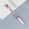 Cartoon cute soft girl fairy pen, small fresh and colorful streaming sand pen net red vibrato, sewing sand gradual writing pen