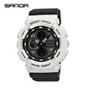 Street waterproof universal digital watch for leisure, suitable for teen