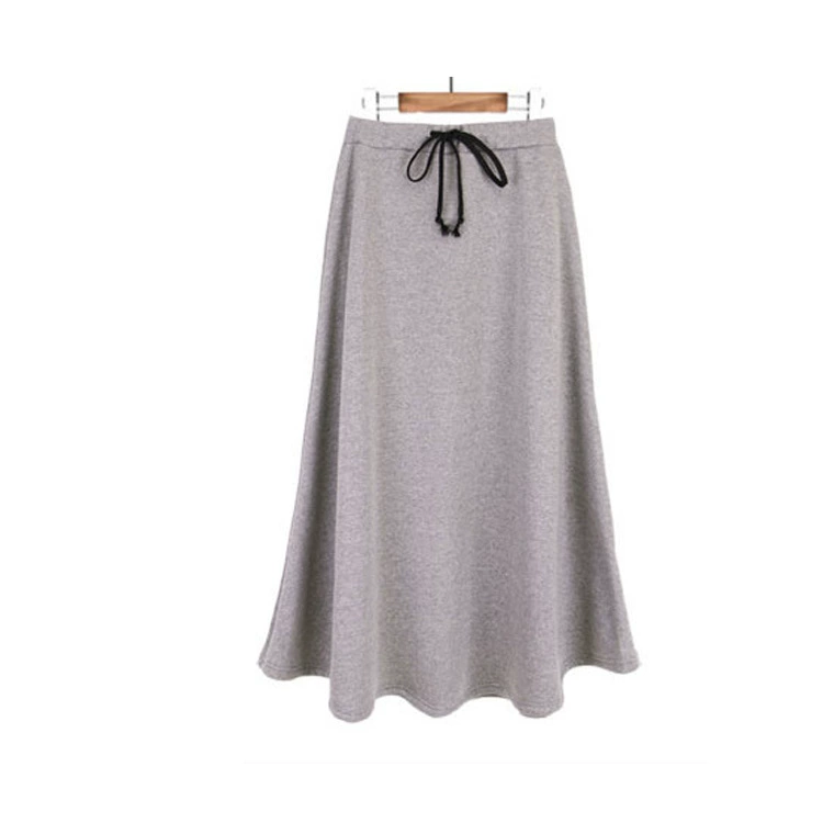 Осень/зима женские большие размеры 200 кг 300 кг пухлая юбка для девочек Длинная юбка с толстой флисовой подкладкой больших размеров для сохранения тепла