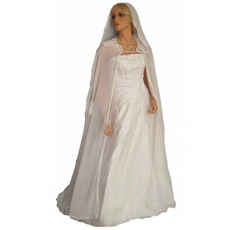 Chiffon Translucent Cape with Hood, Ankle Length Cape, Han Dynasty Clothing, Super Good Draped, Multiple Colors Available