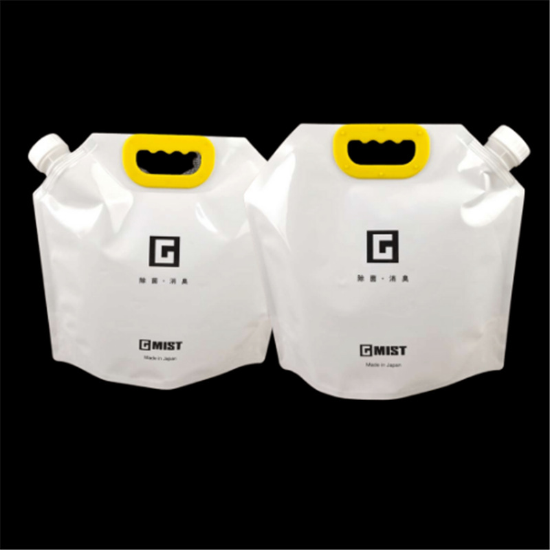 Factory 5L disinfectant disinfectant nozzle bag portable beer juice milk white self-standing nozzle bag