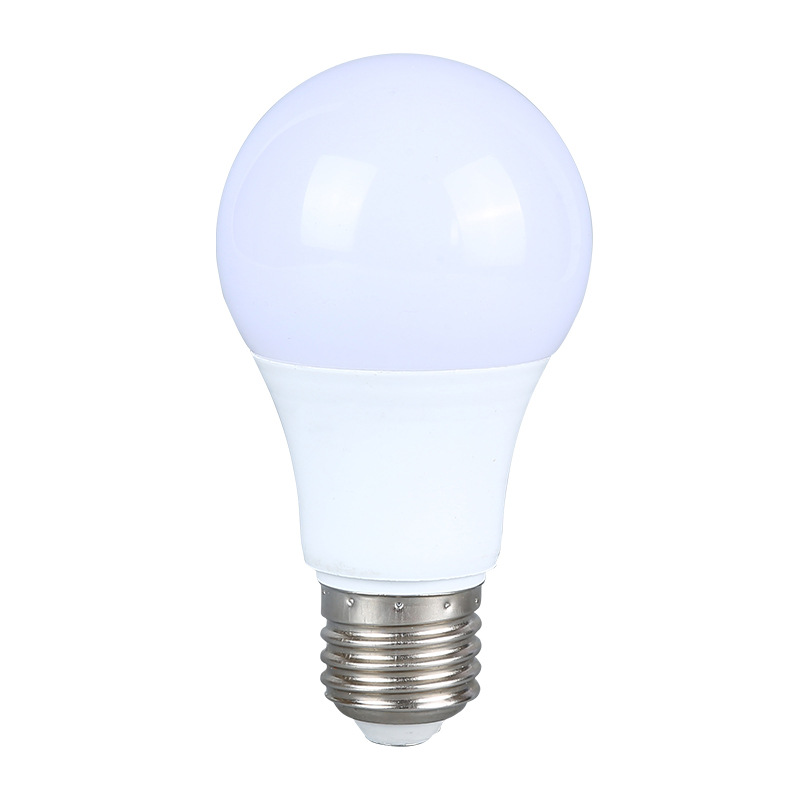 Bombilla LED de corriente constante, ahorro de energía, para uso doméstico, E27, de aluminio recubierto de plástico, tipo A, 3W/5W/7W/9W, súper brillante, para iluminación del hogar.