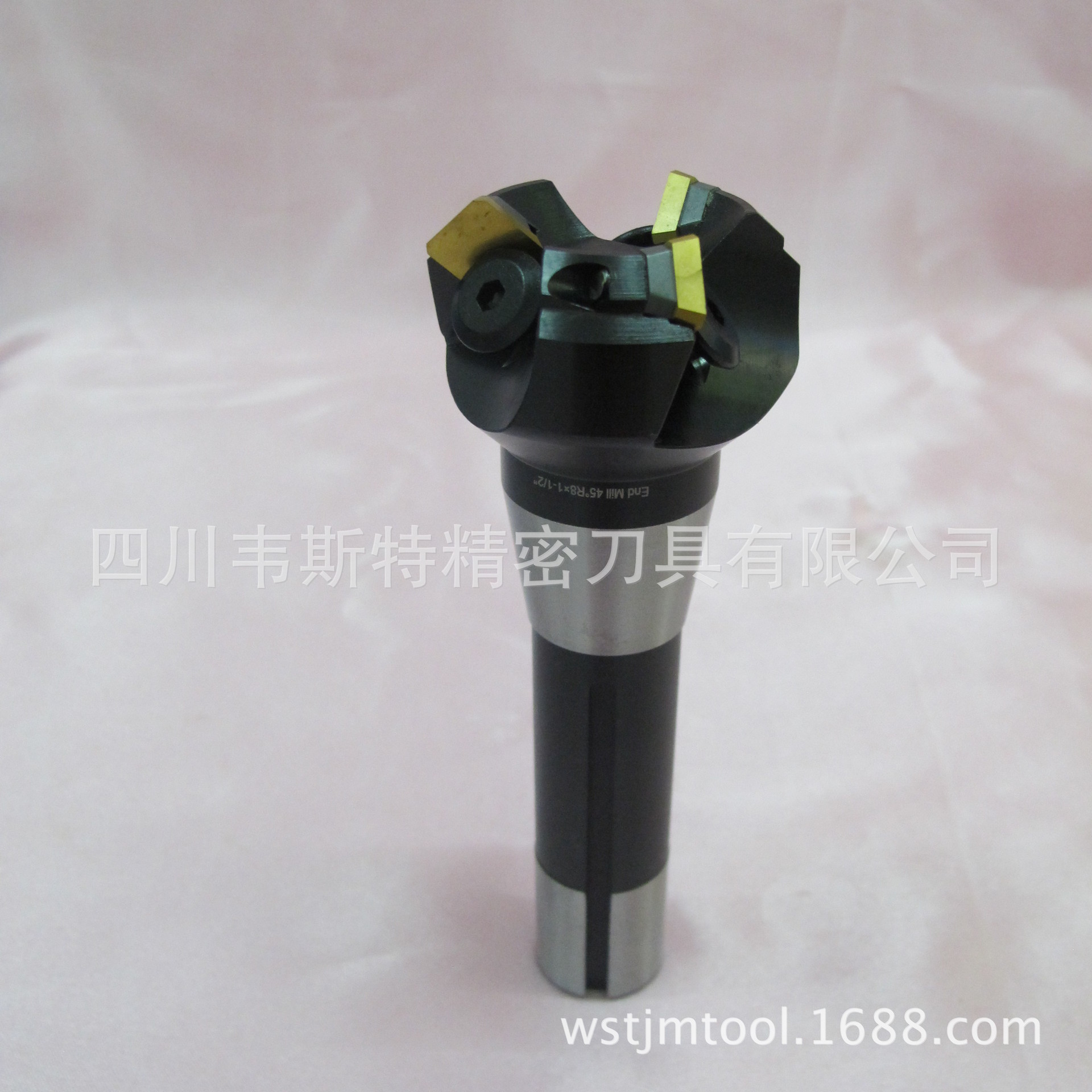 刀具数控刀具45°可转位立铣刀I削平柄立铣刀R8柄立铣刀杆式EMA01