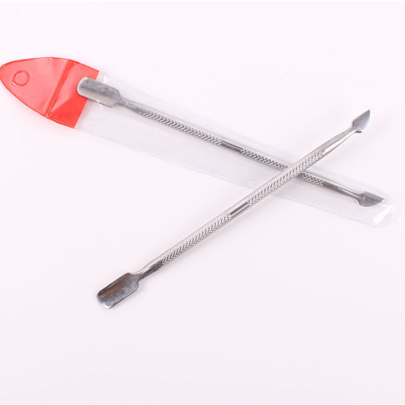 Empujador de Cutícula de Acero Inoxidable Tamaño Pequeño con Doble Cabezal para Manicura image 4